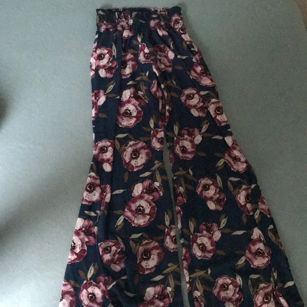 Floral palazzo pants